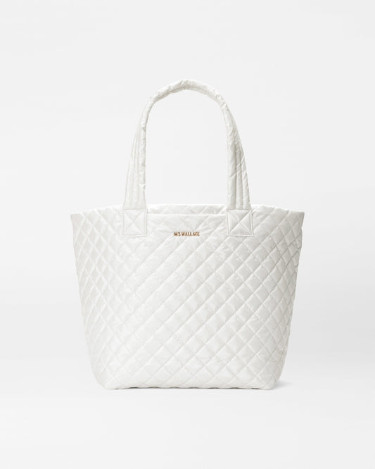 Medium Metro Tote Deluxe Pearl Metallic