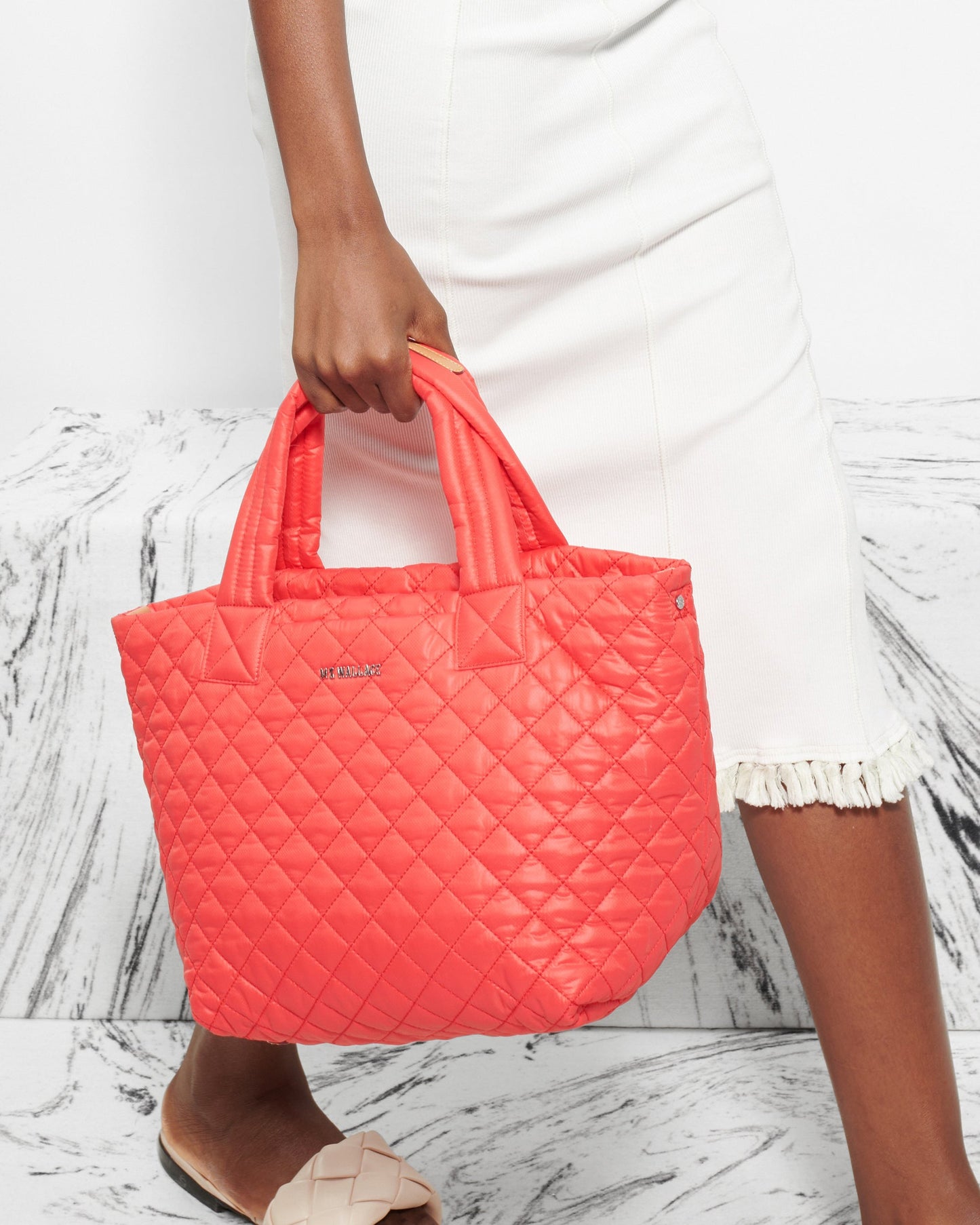 Small Metro Tote Deluxe Coral Rec