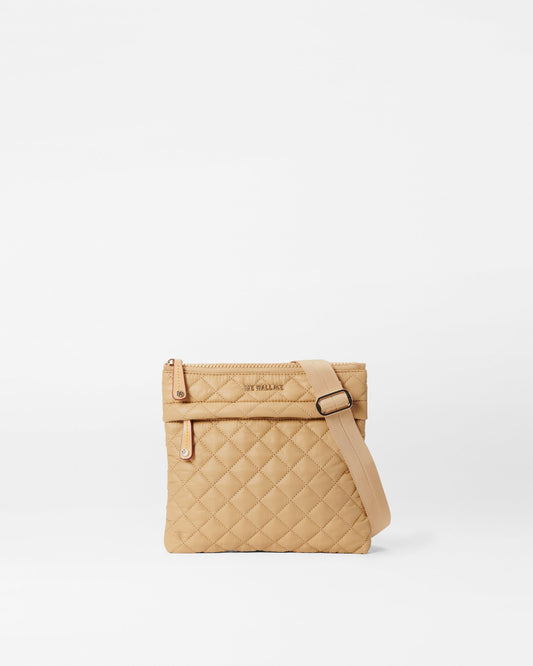 Metro Flat Crossbody Camel