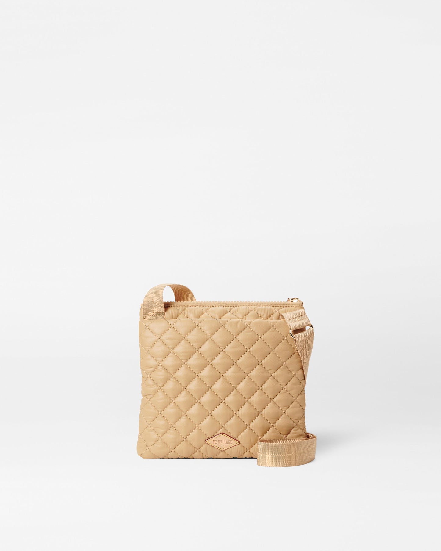 Metro Flat Crossbody Camel