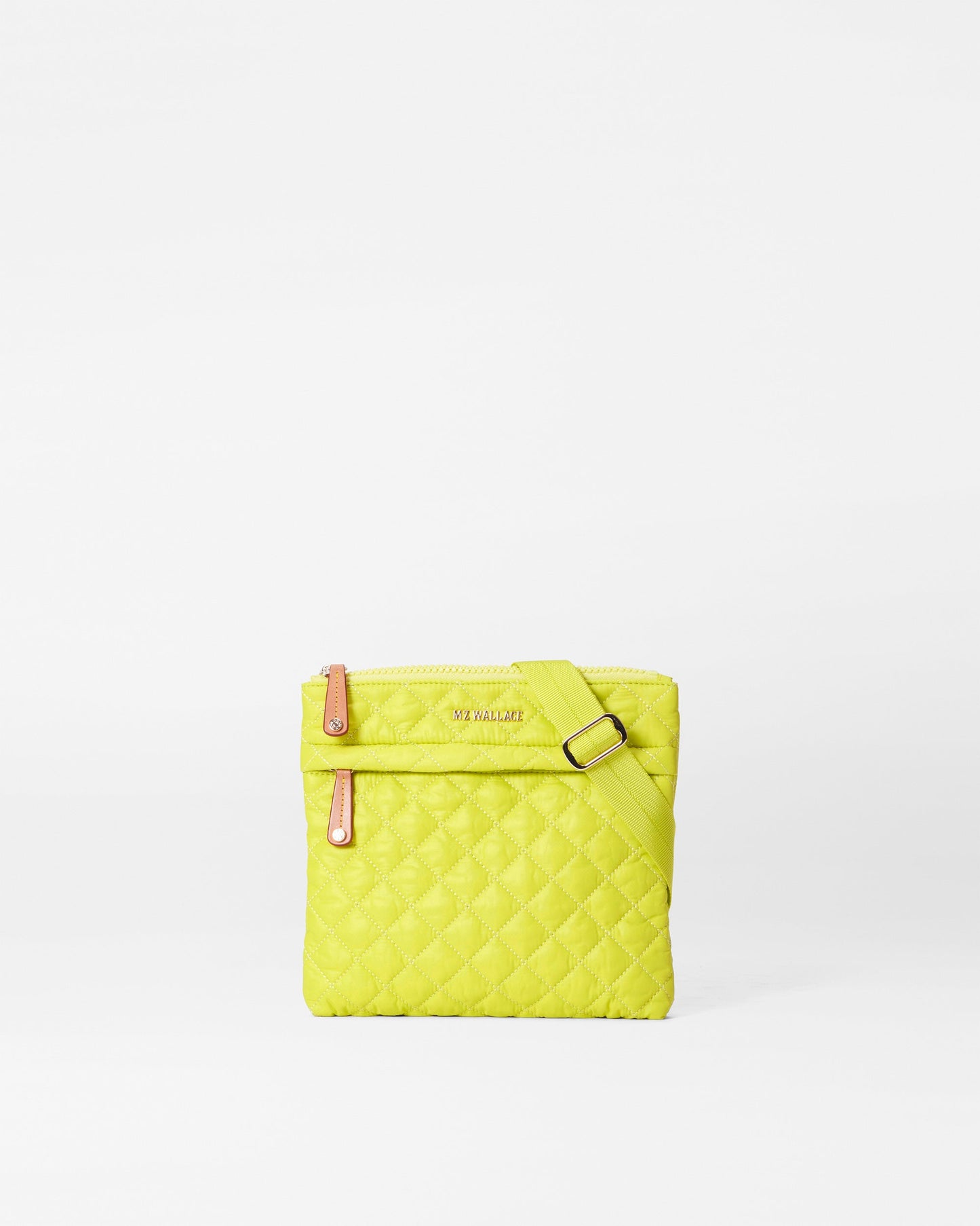 Metro Flat Crossbody Acid Yellow Rec