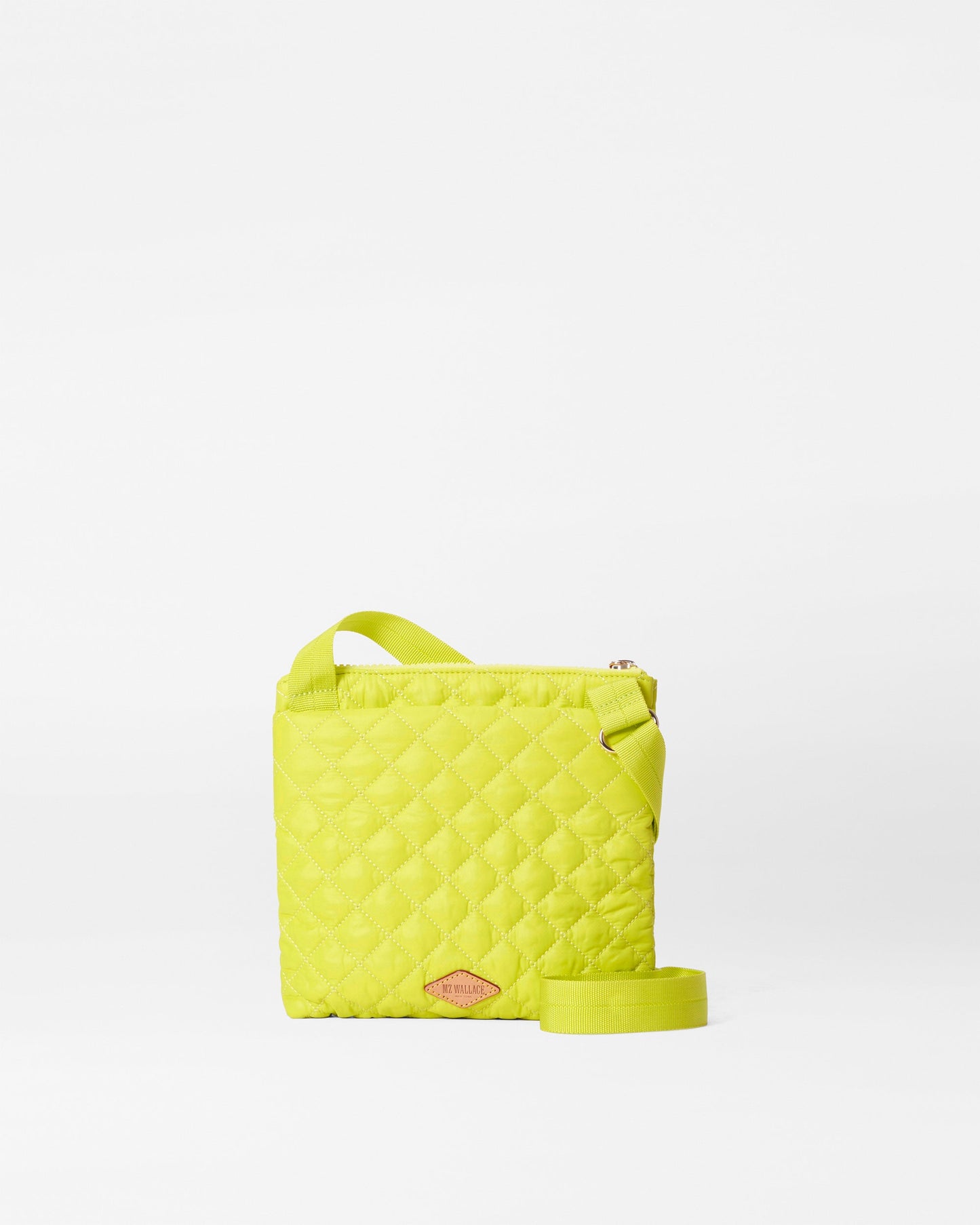 Metro Flat Crossbody Acid Yellow Rec