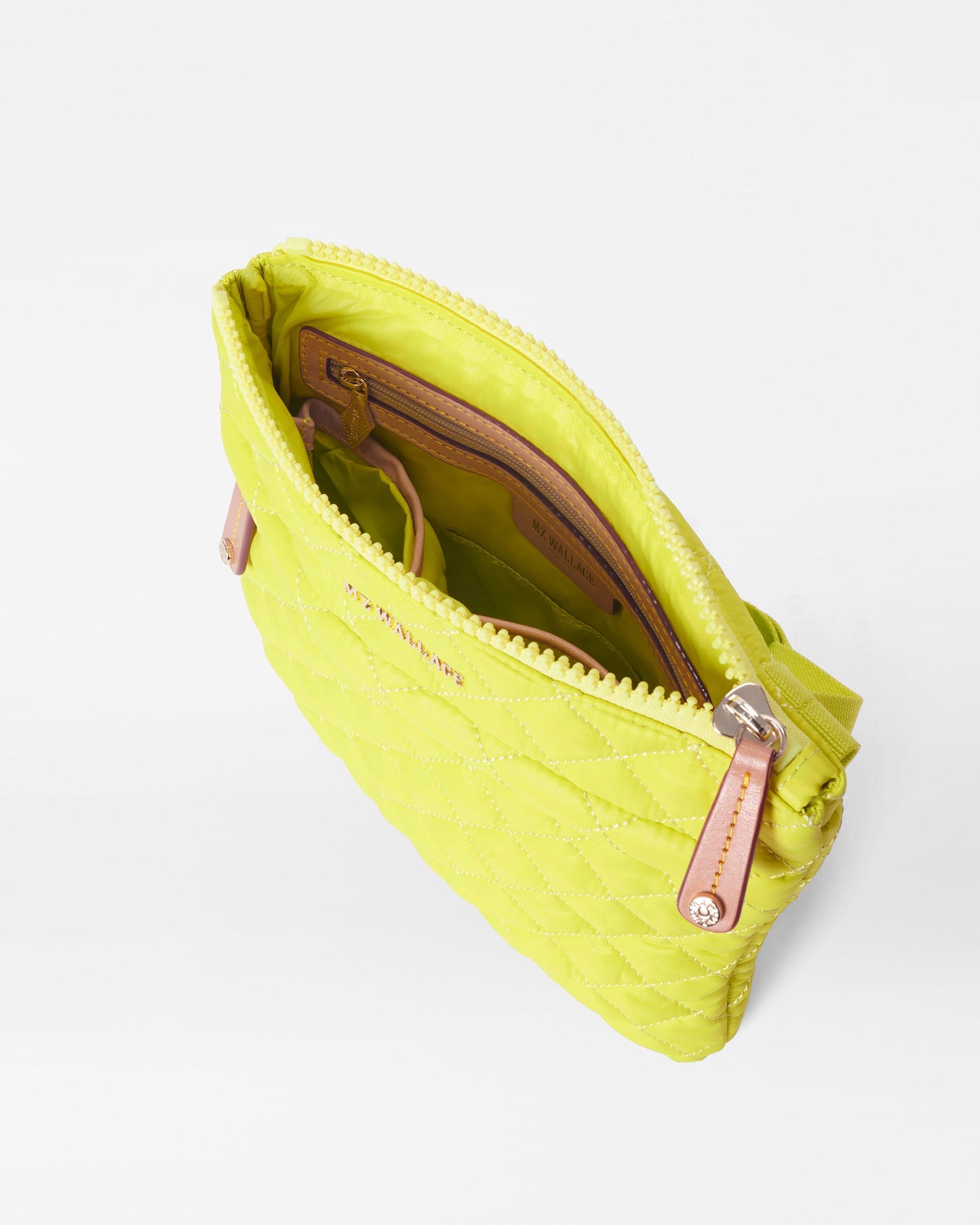 Metro Flat Crossbody Acid Yellow Rec