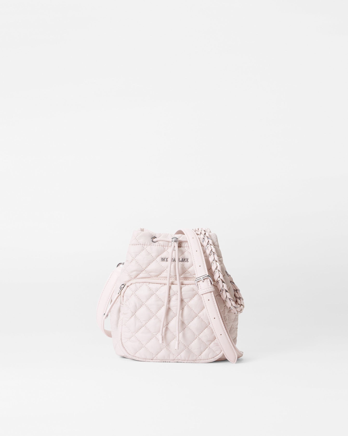 Crosby Drawstring Bucket Bag Rose Rec