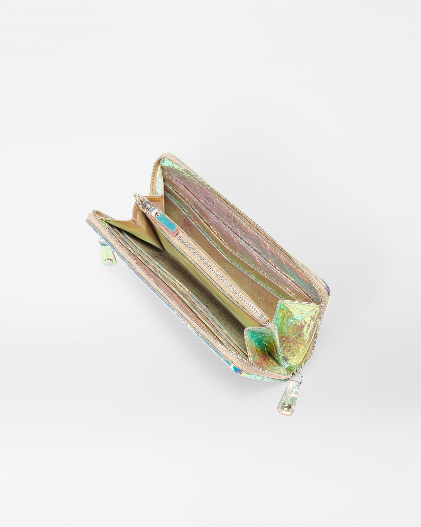 Crosby Long Wallet Mushroom / Pink Opal Leather