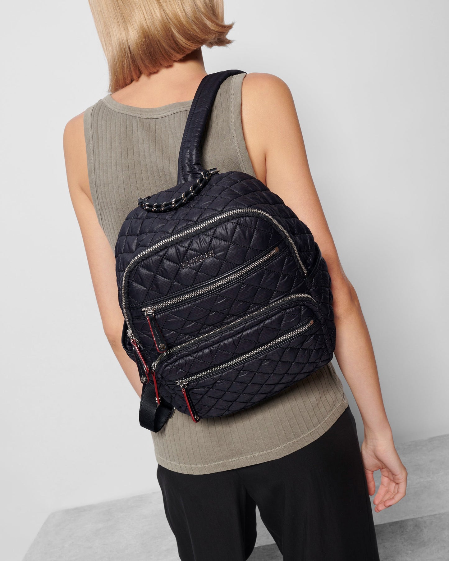 Small Crosby Backpack Black Rec