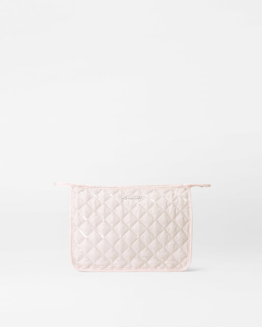 Metro Clutch Rose Rec With Sequin