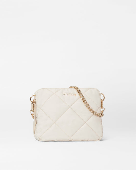 Quilted Madison Crossbody Sandshell