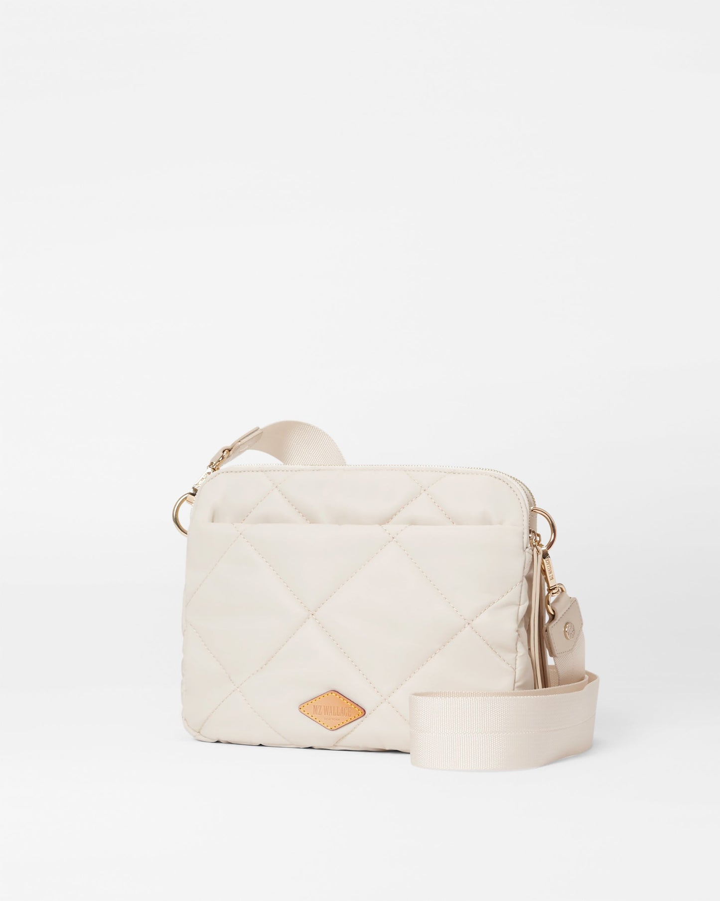 Quilted Madison Crossbody Sandshell