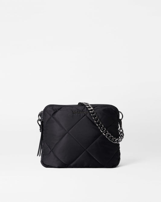 Quilted Madison Crossbody Black Rec