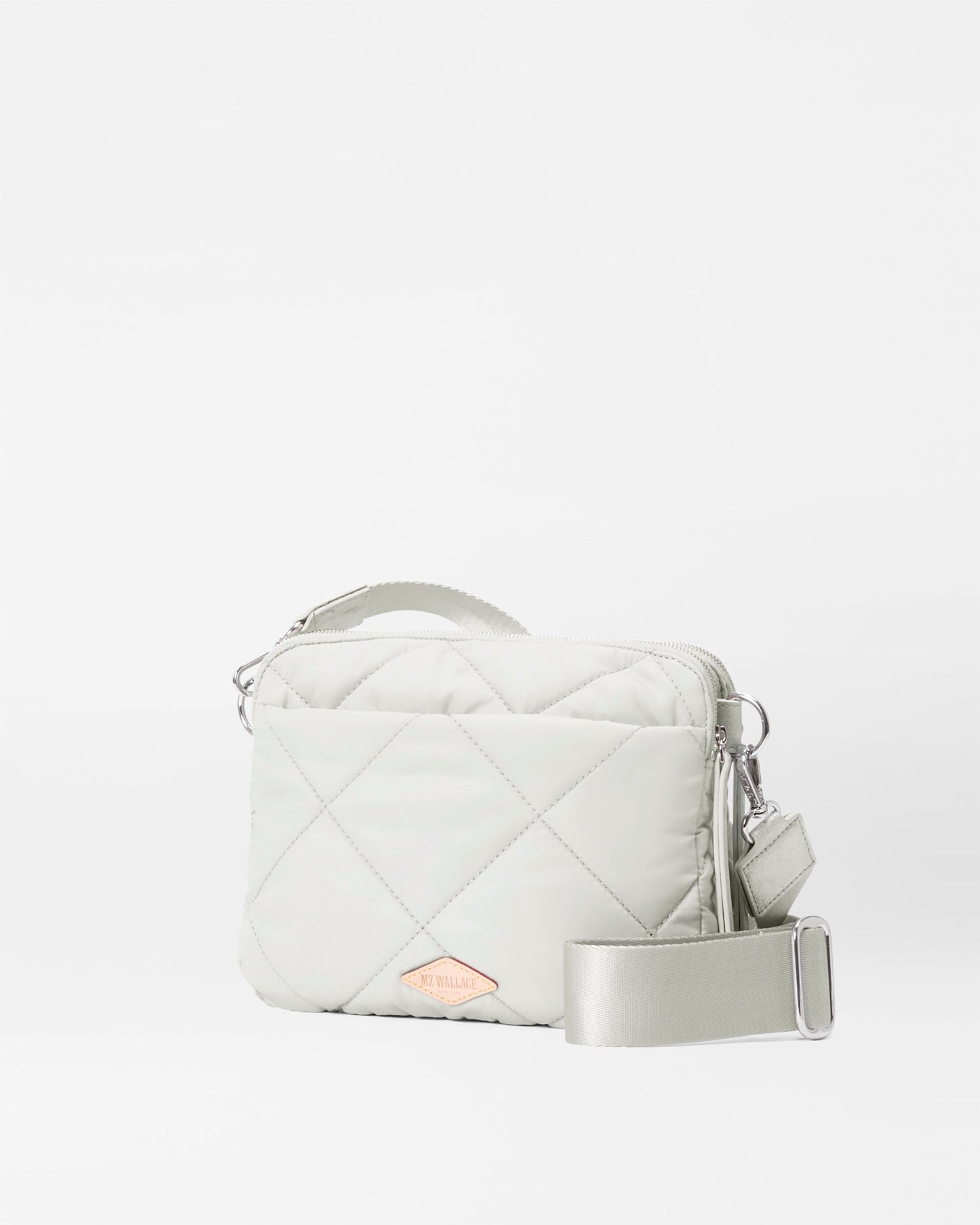 Quilted Madison Crossbody Frost