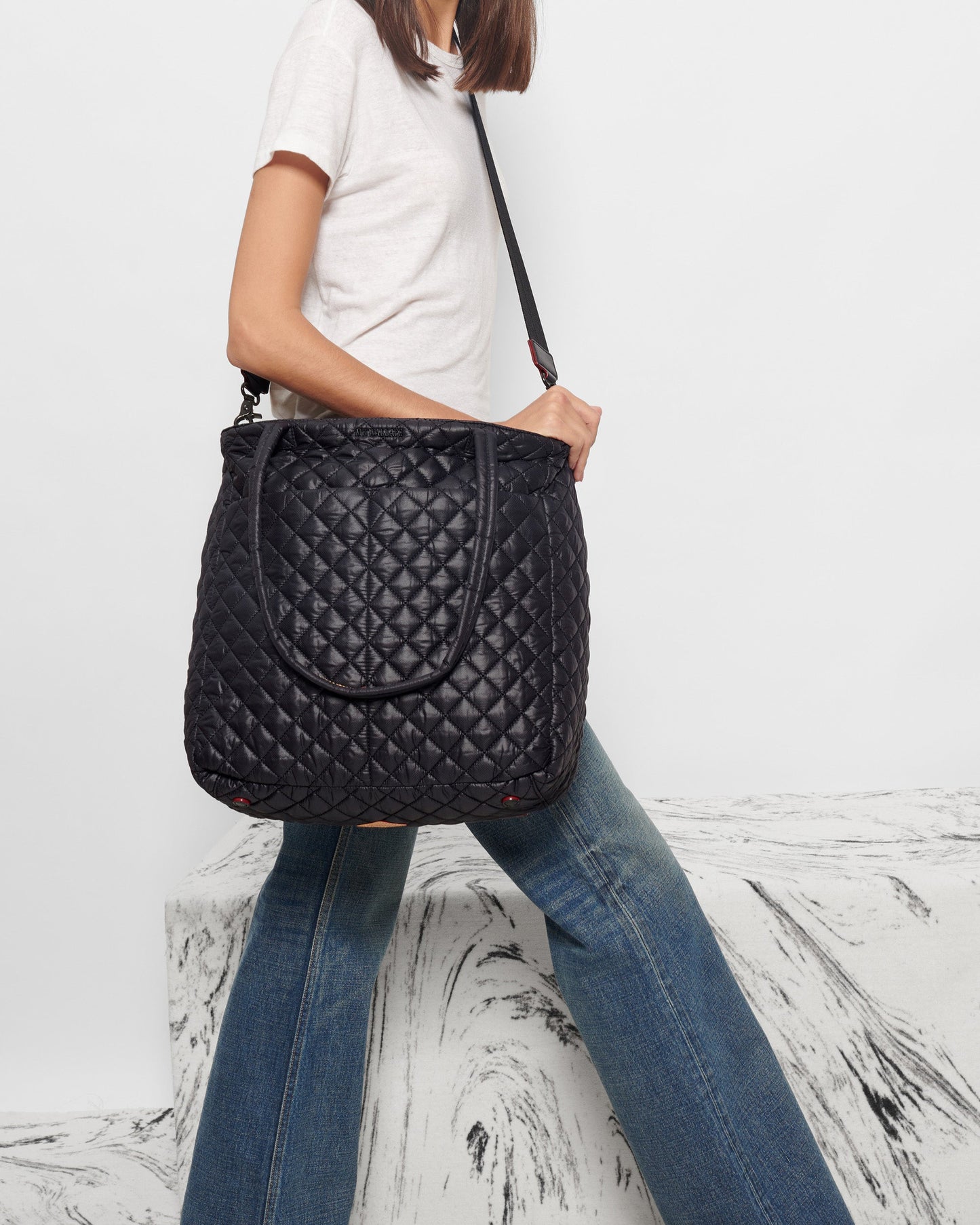 Large Metro Quatro Tote Black Rec