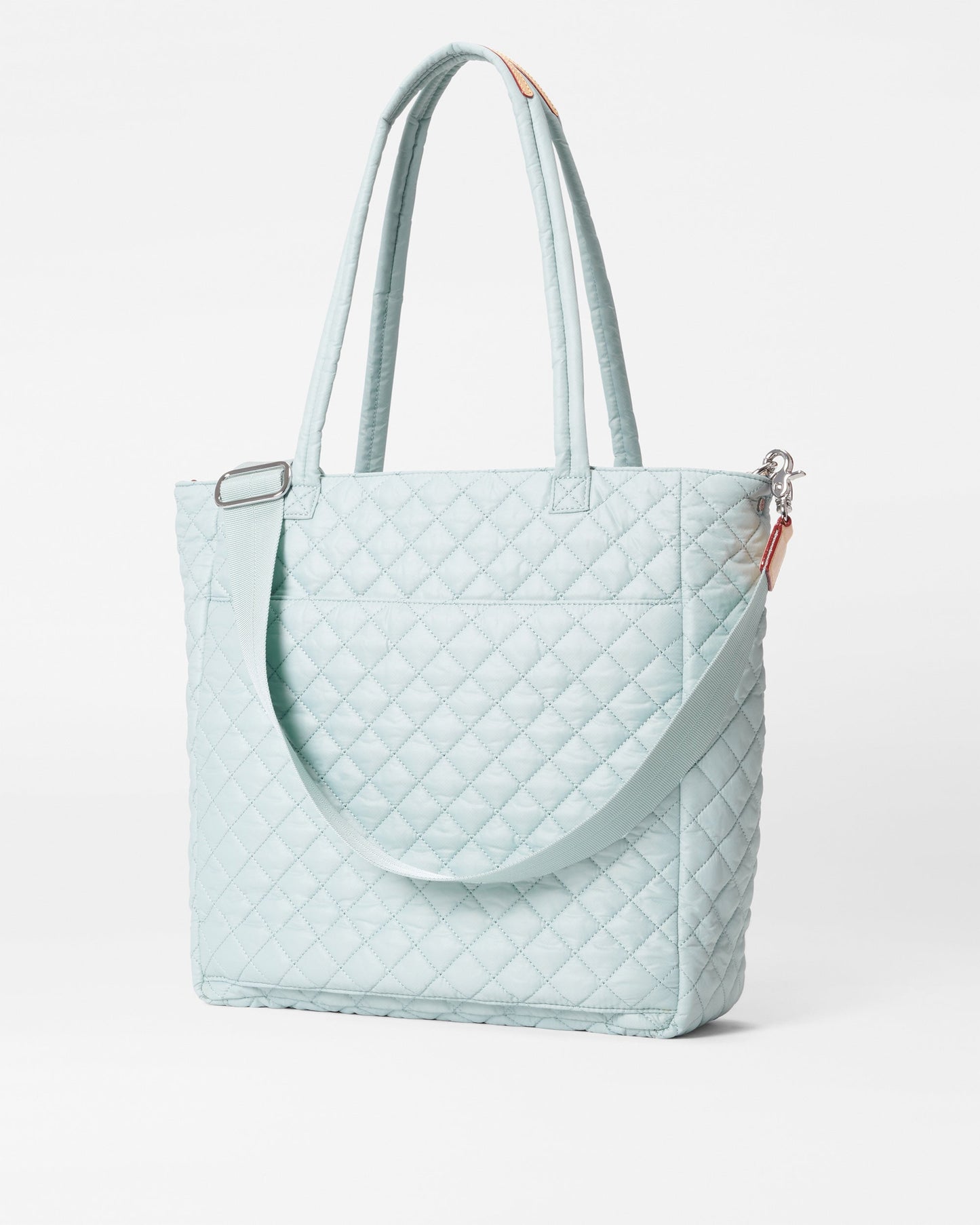 Large Metro Quatro Tote Silver Blue Rec