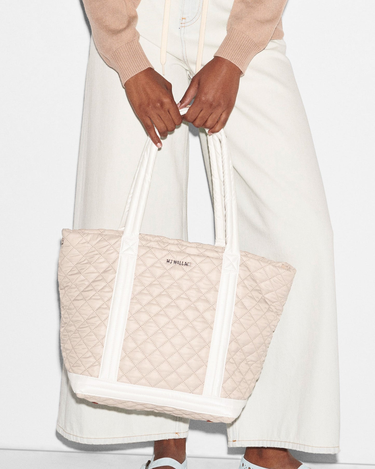 Medium Empire Tote Mushroom/Pearl