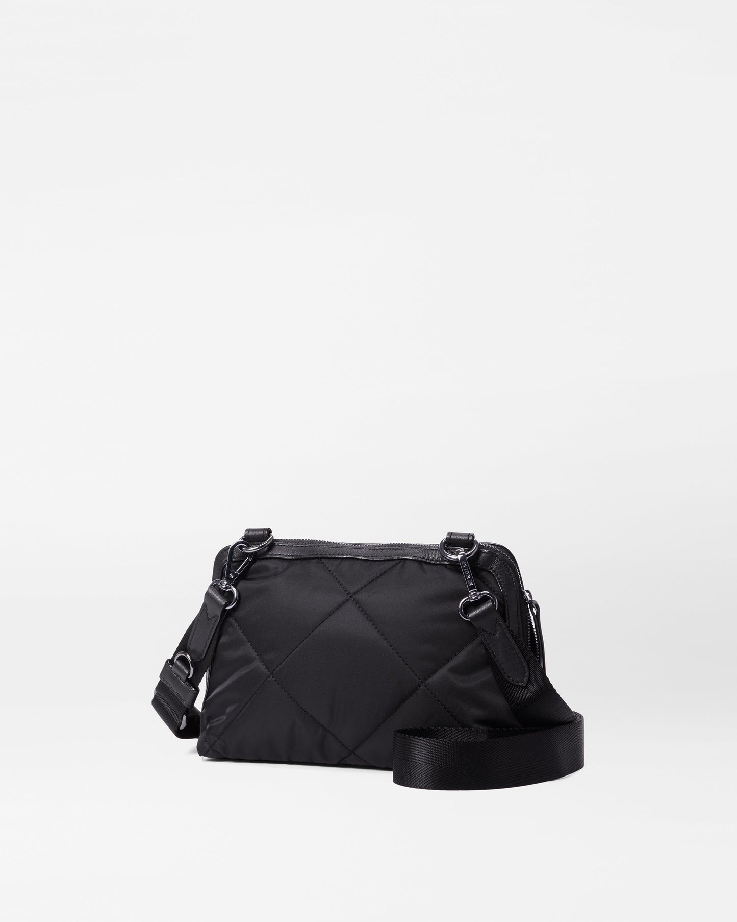 Madison Clutch Crossbody Black Rec