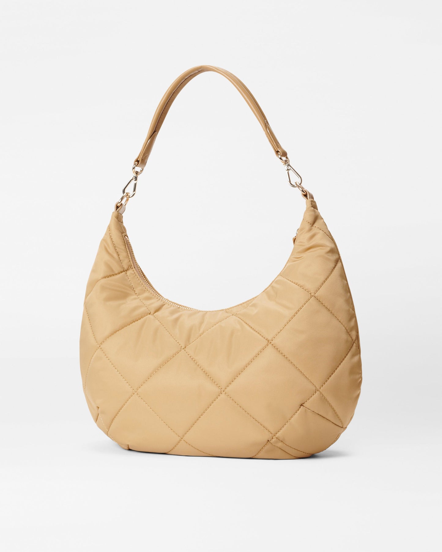 Quilted Madison Shoulder Bag Camel