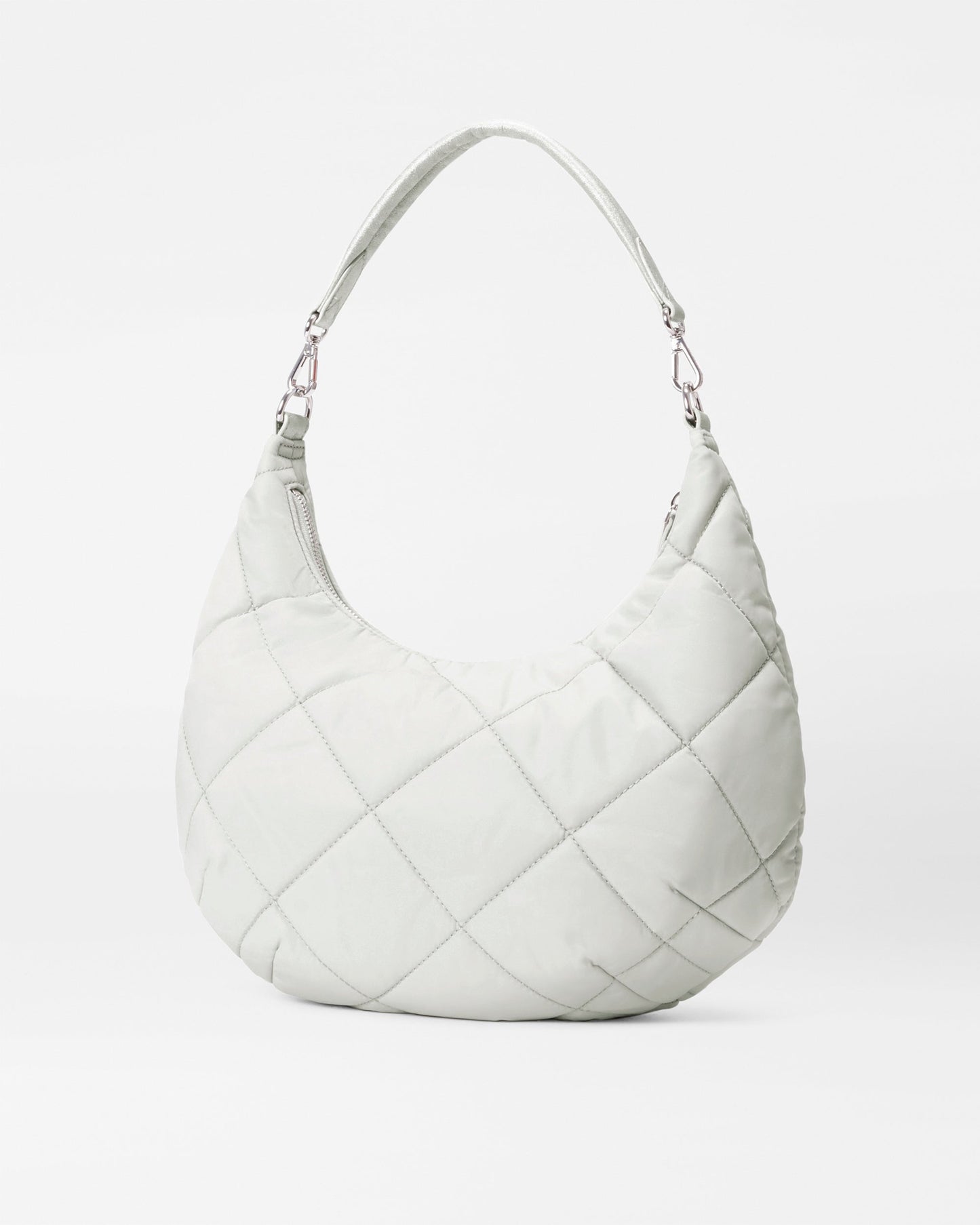 Quilted Madison Shoulder Bag Frost