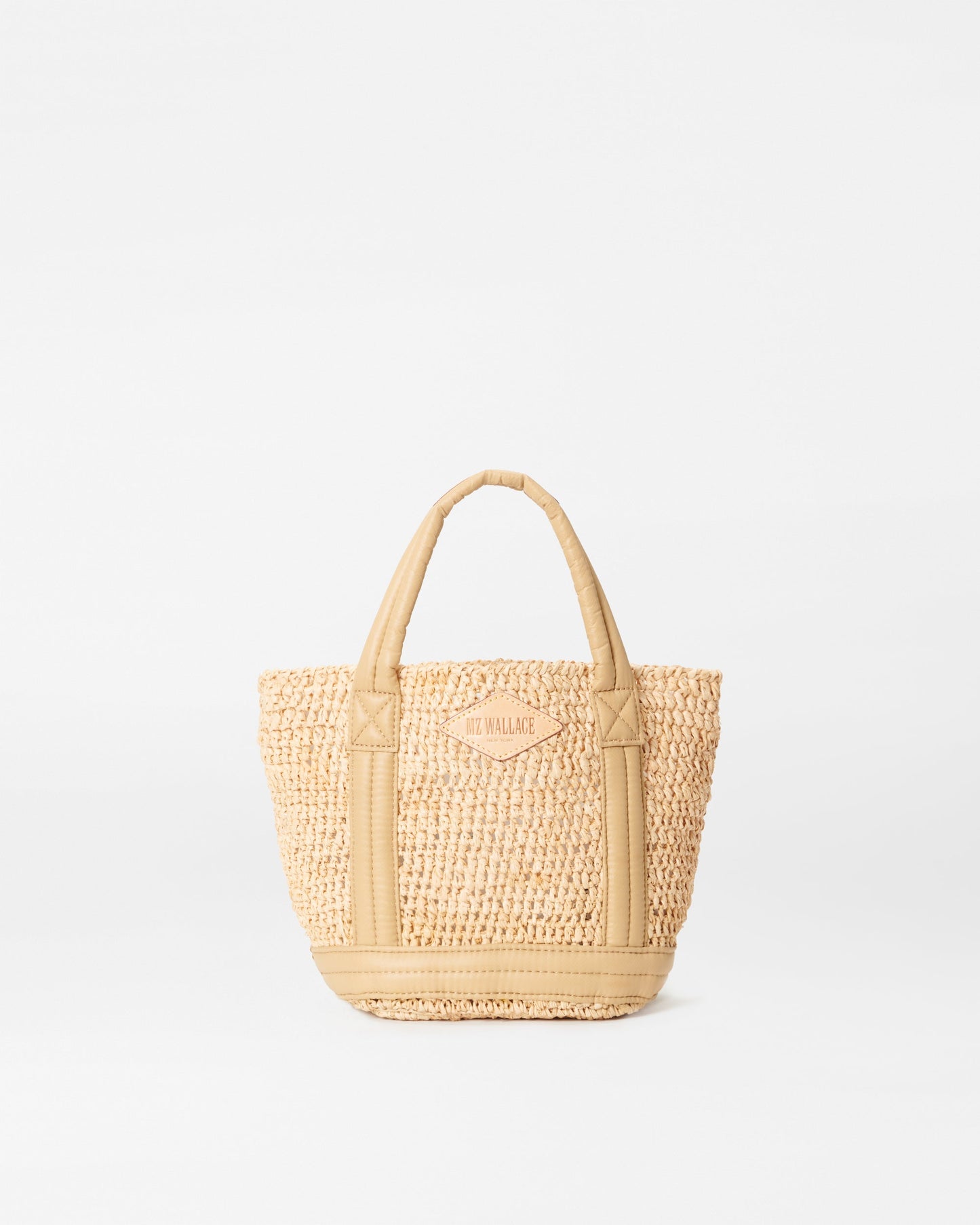 Mini Raffia Tote Raffia/Camel