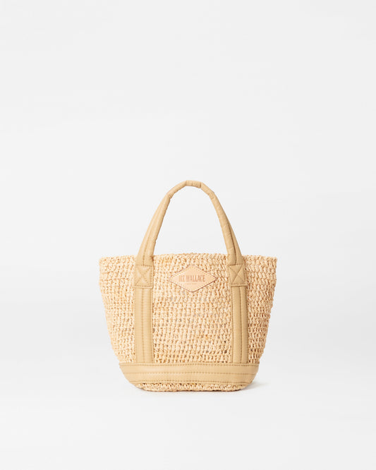 Mini Raffia Tote Raffia/Camel