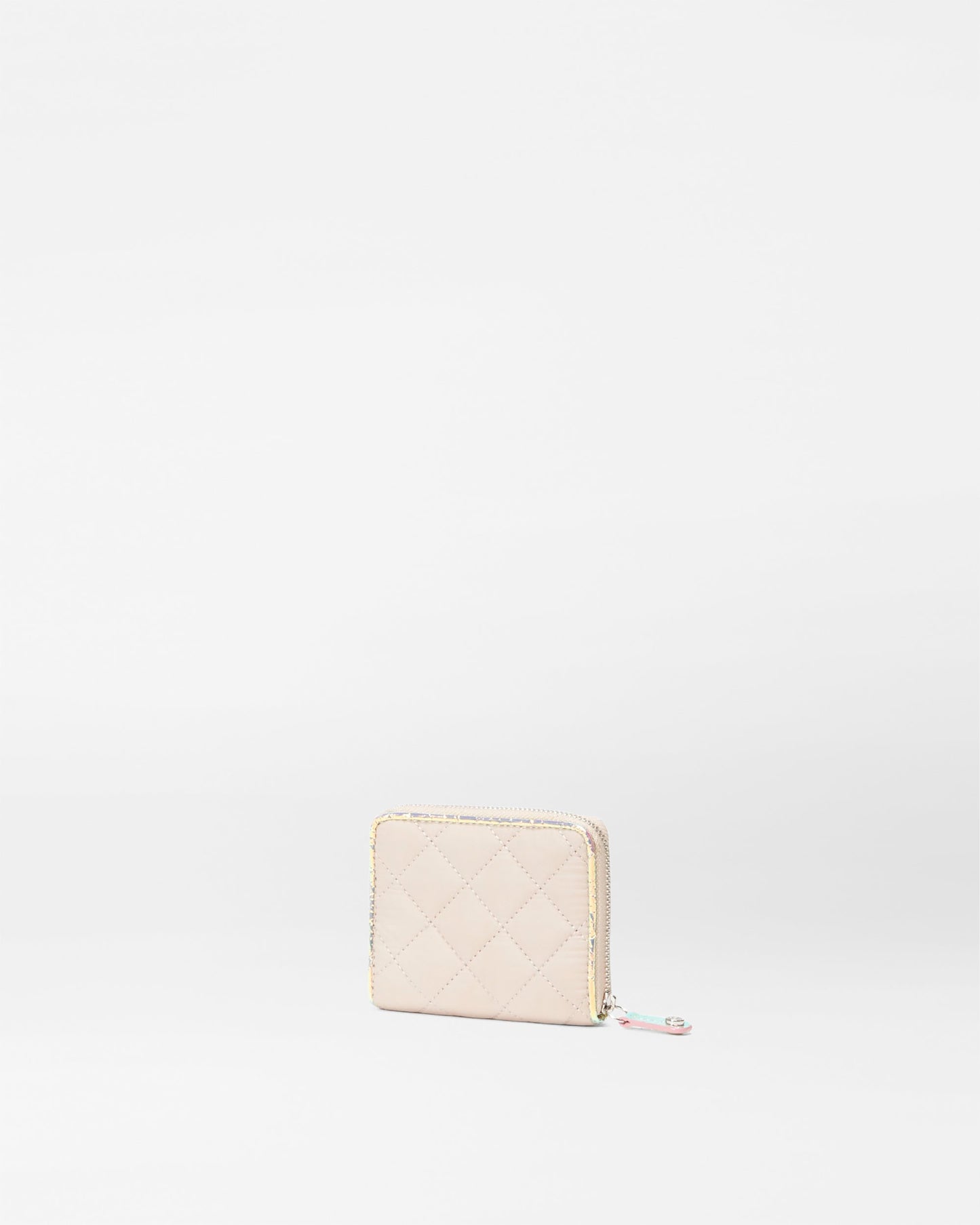 Crosby Small Wallet Mushroom / Pink Opal Leather