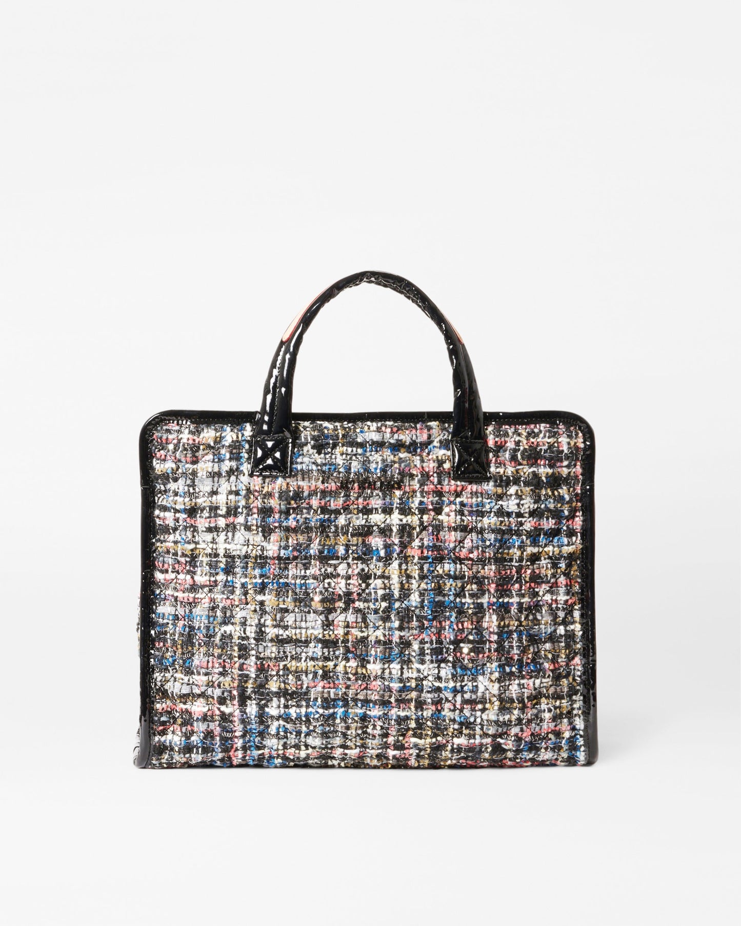 Medium Box Tote Midnight Sparkle Boucle