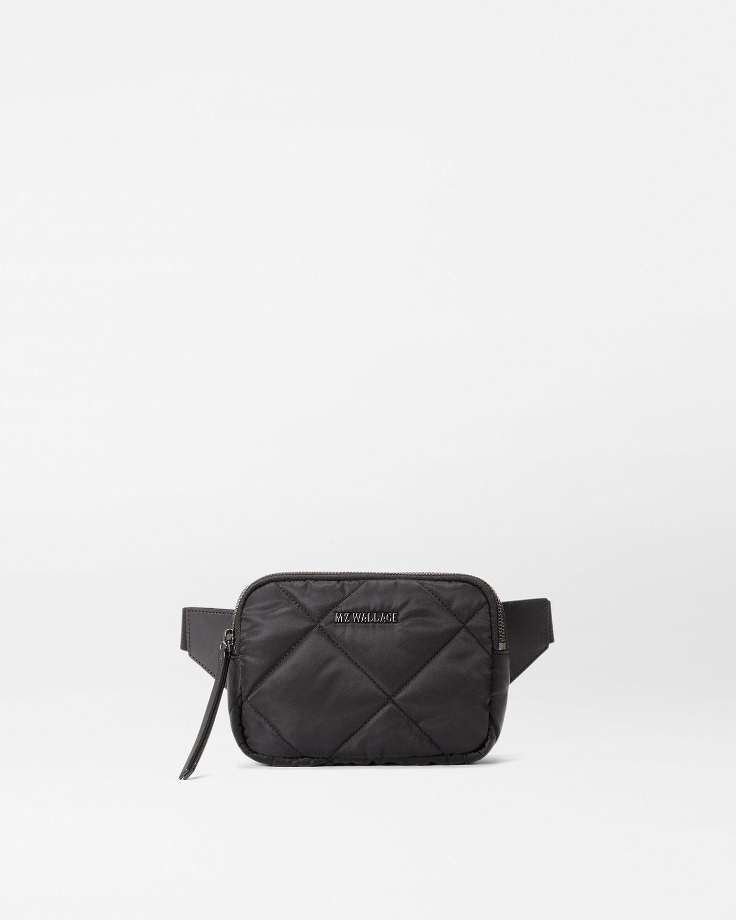 Quilted Madison Belt Bag Black