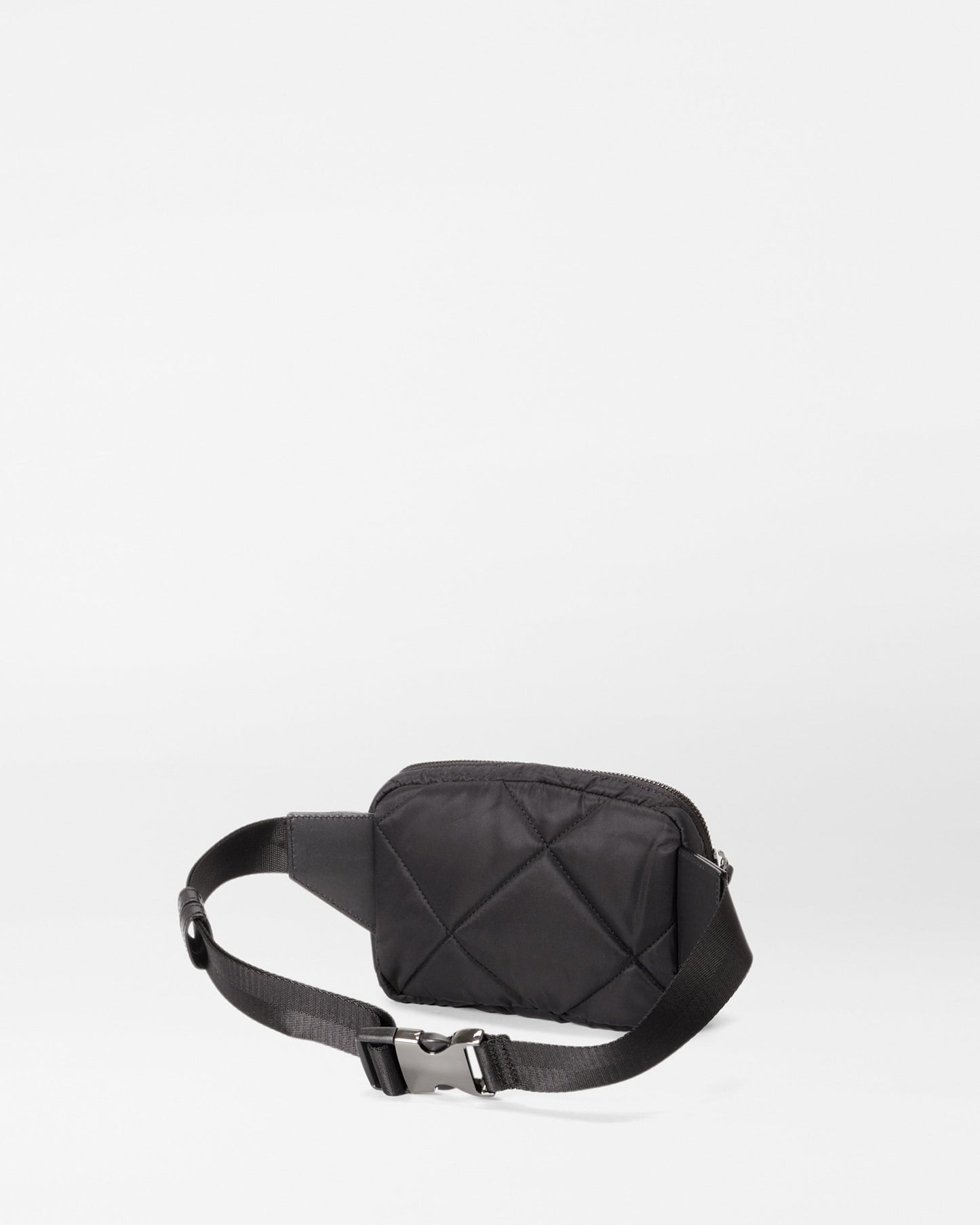 Quilted Madison Belt Bag Black