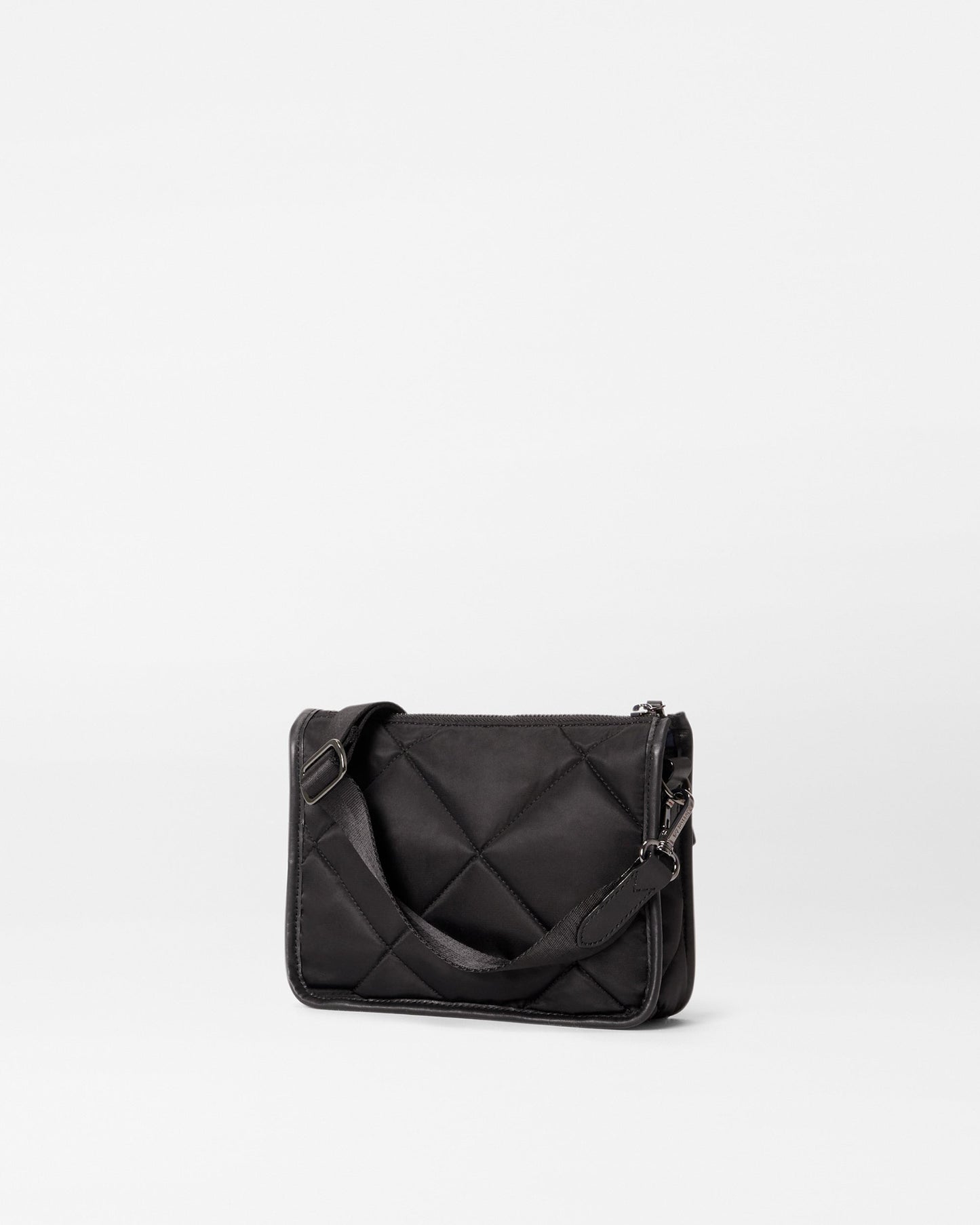 Quilted Madison Convertible Crossbody Black