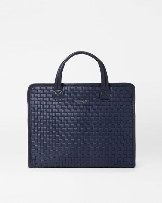 Medium Woven Box Tote Dawn