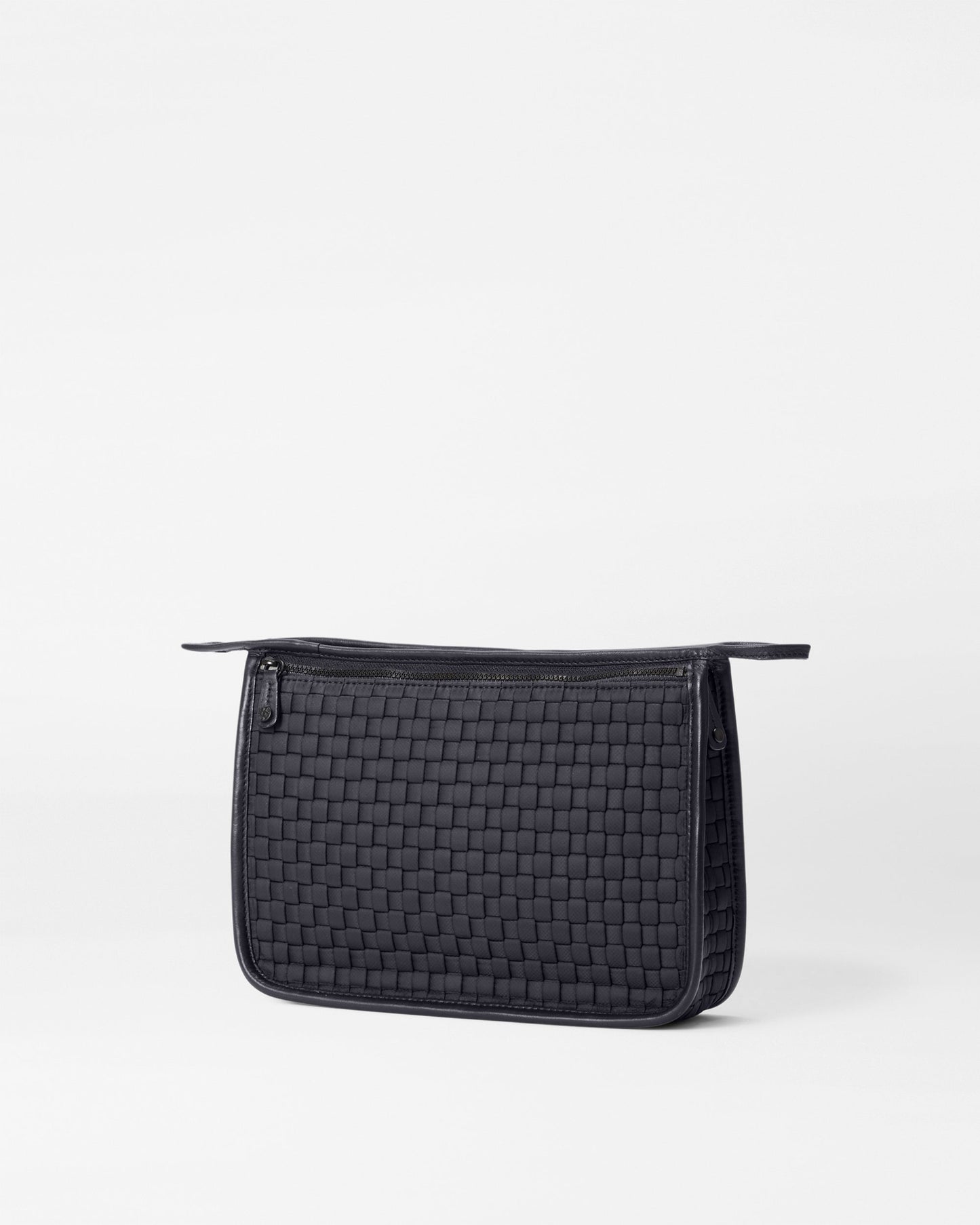 Woven Metro Clutch Black