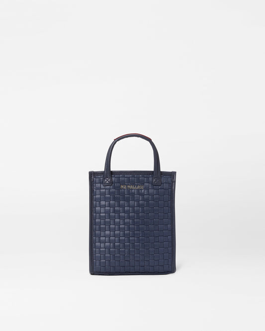 Micro Woven Box Tote Dawn