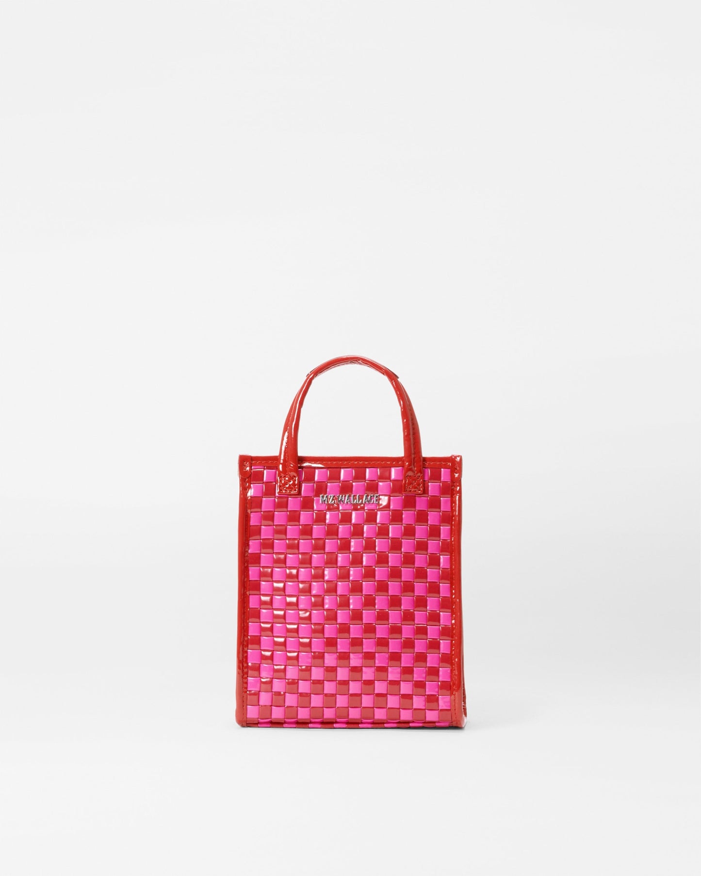 Micro Woven Box Tote Candy Lacquer