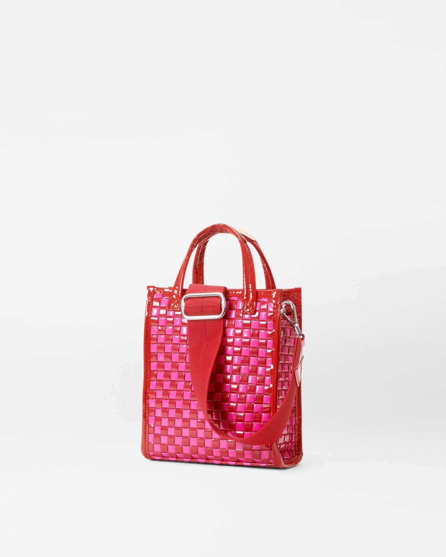 Micro Woven Box Tote Candy Lacquer