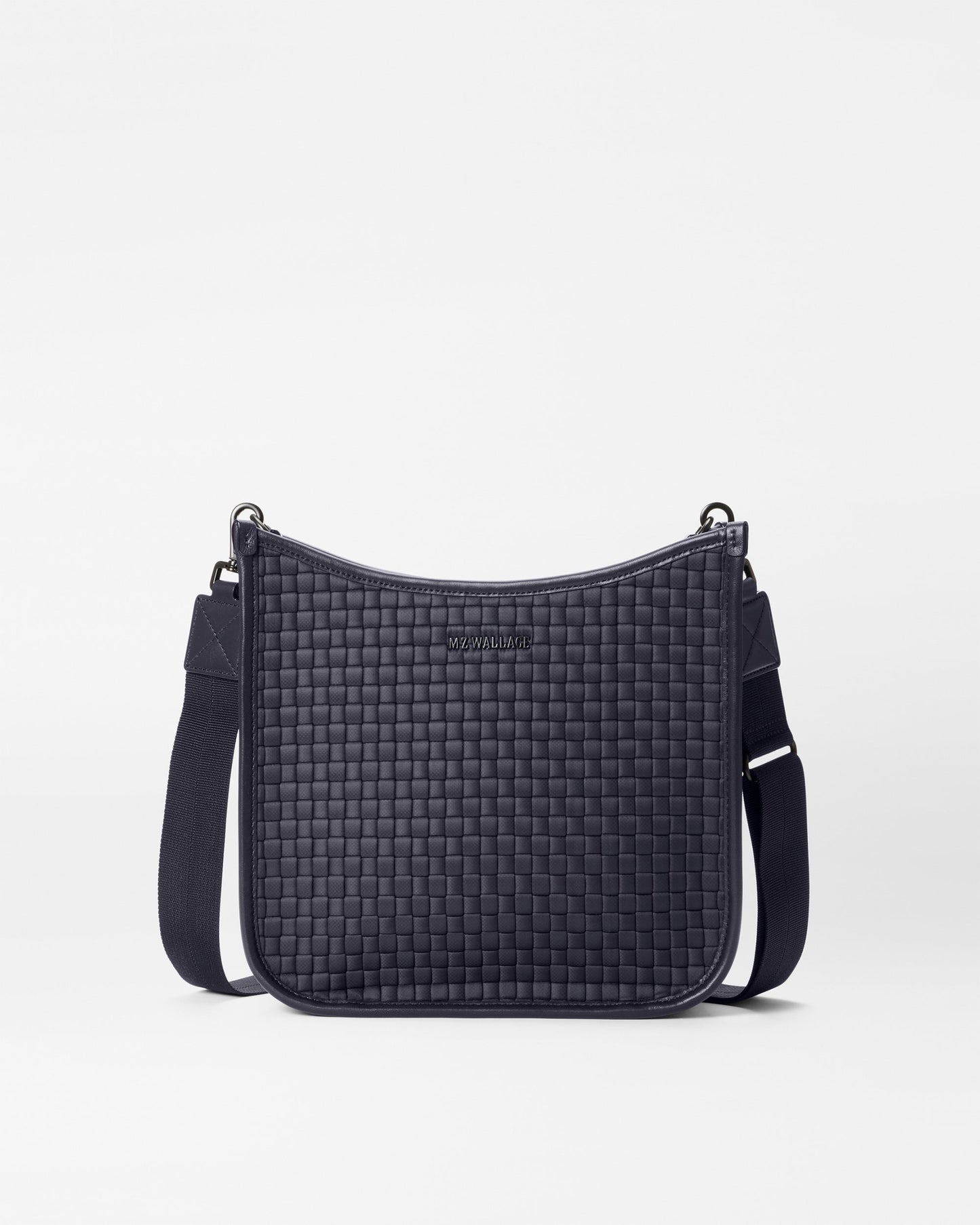 Woven Box Crossbody Black