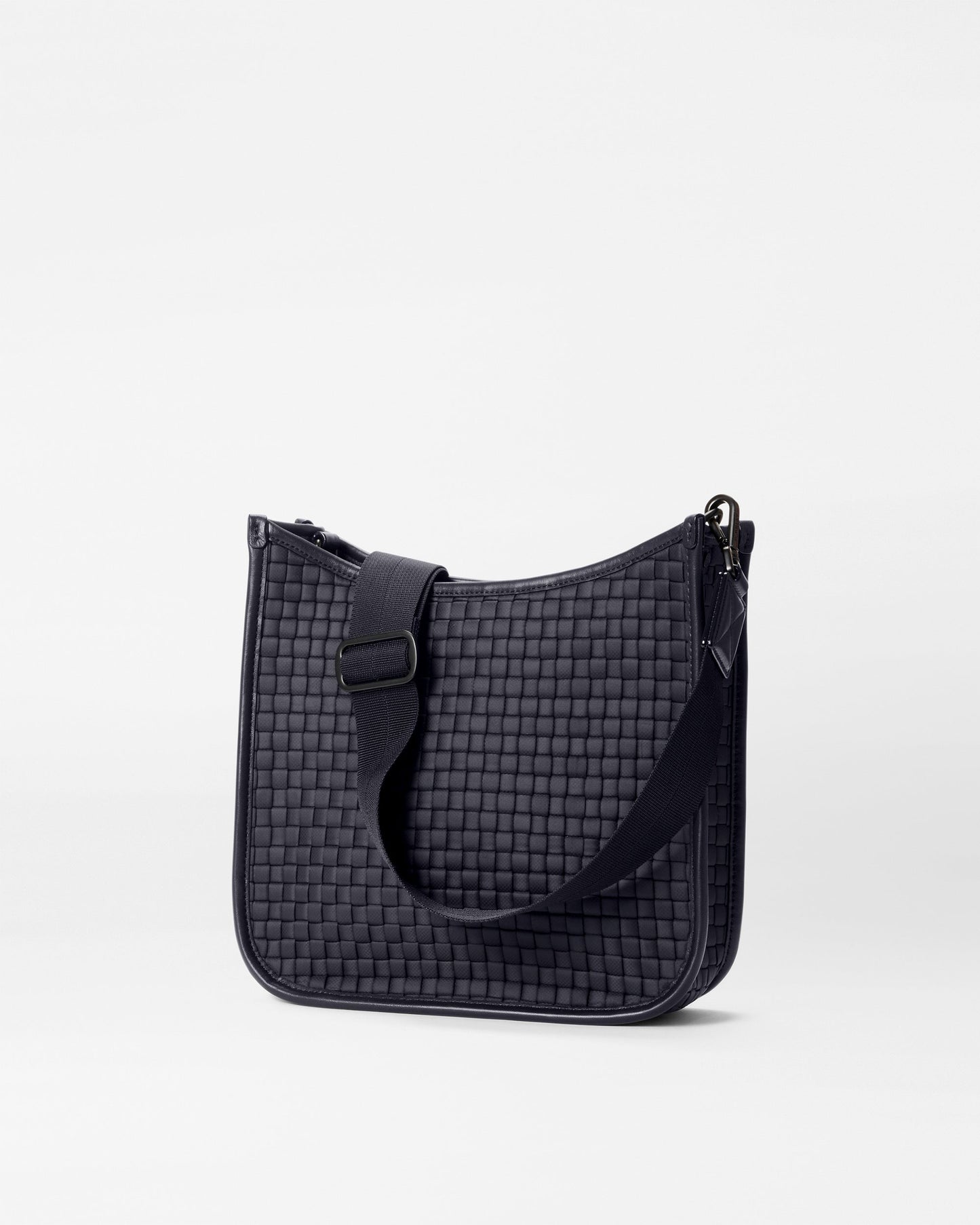 Woven Box Crossbody Black