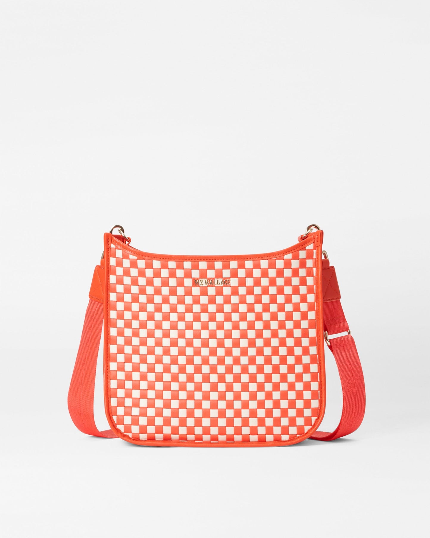 Woven Box Crossbody Sandshell/Poppy Woven