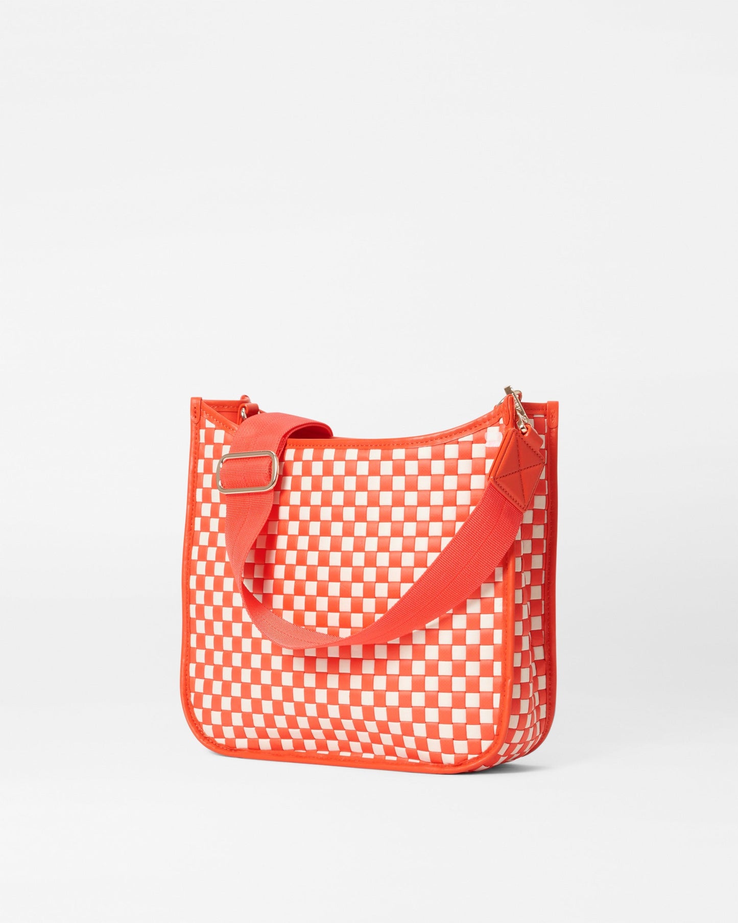 Woven Box Crossbody Sandshell/Poppy Woven