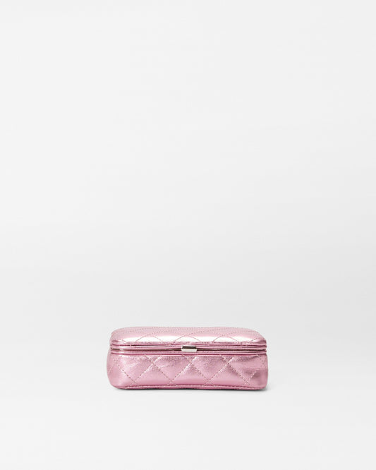 Retro Frame Case Rose Metallic Leather