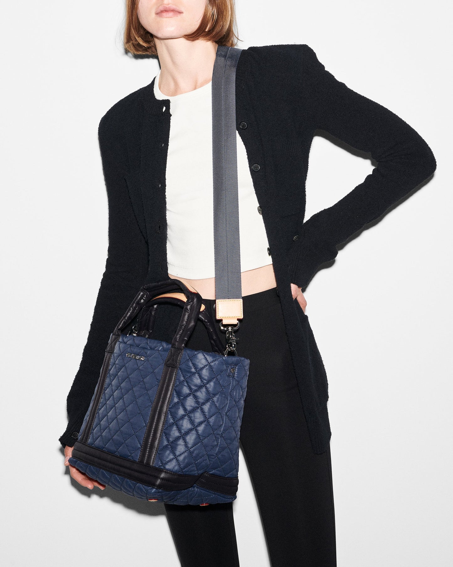 Small Empire Tote Navy & Black