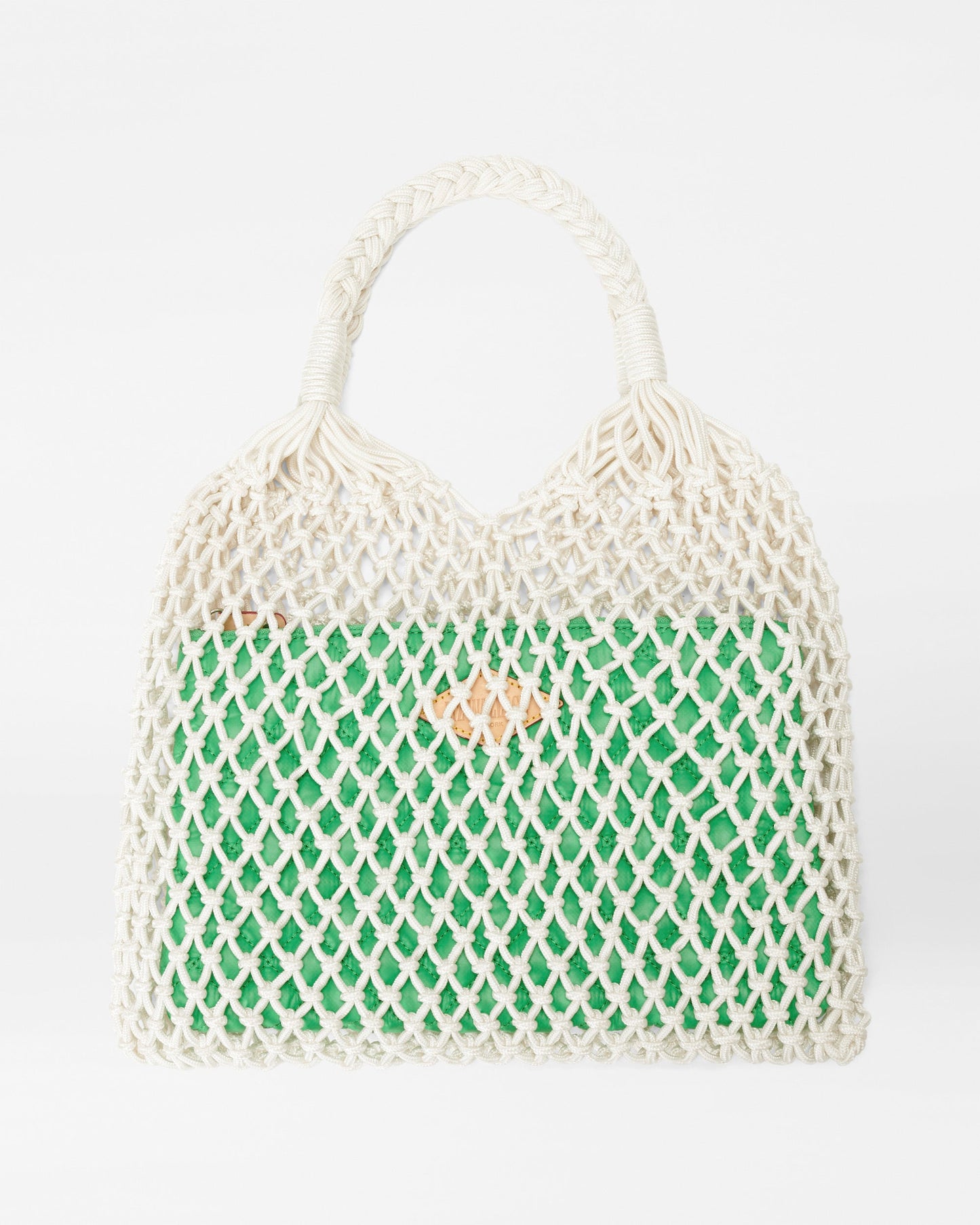 Reef Knot Market Tote Off White/Grass