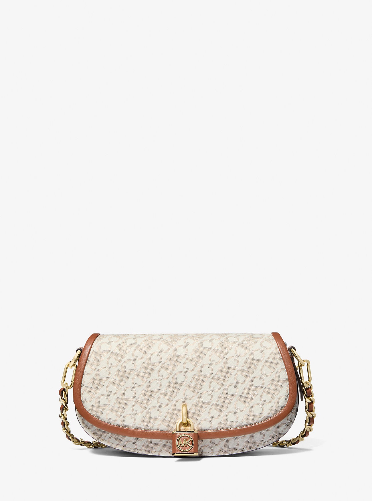 Mila Small Empire Signature Logo Shoulder Bag