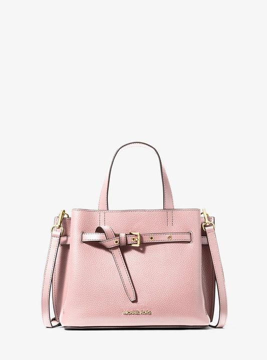 Emilia Small Pebbled Leather Satchel