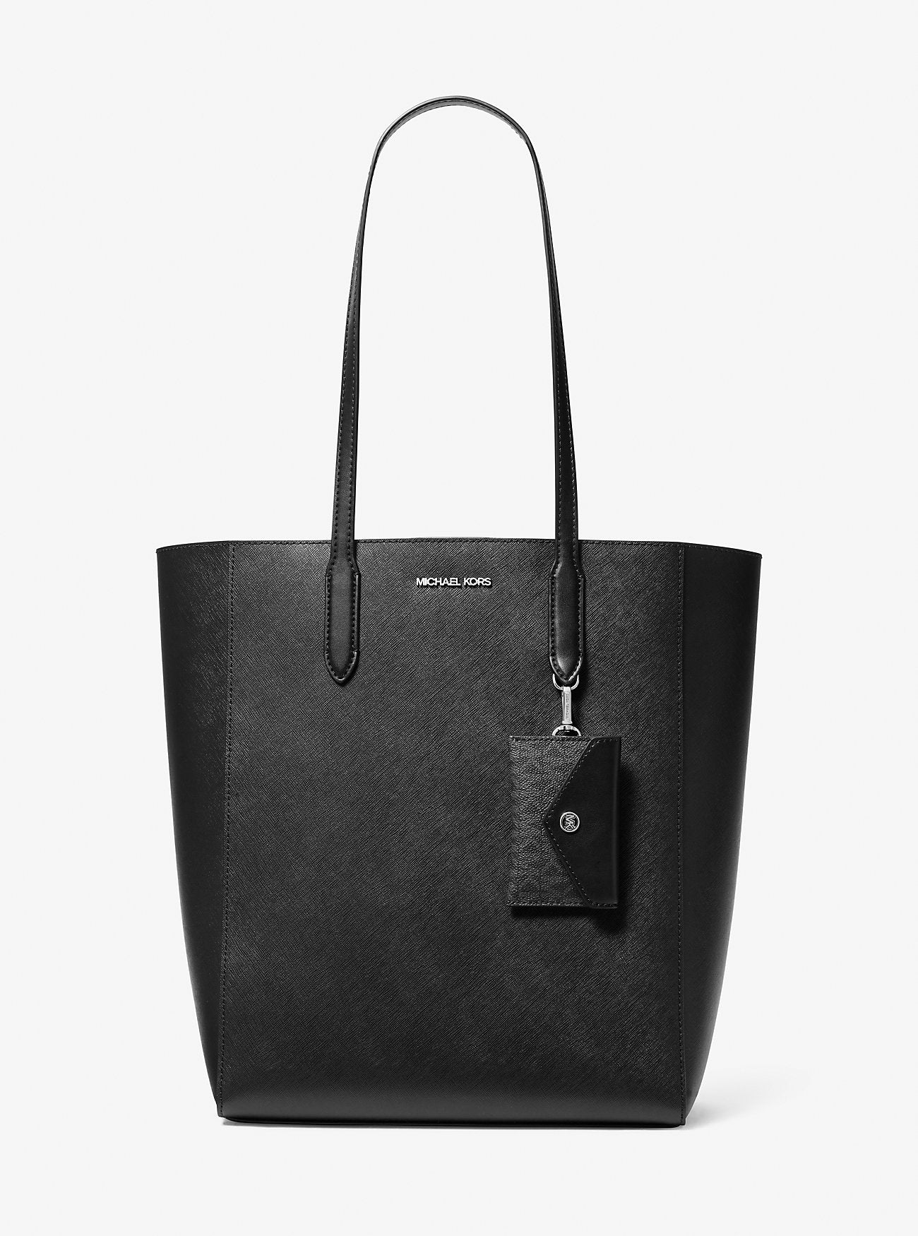 Vincent Large Saffiano Leather Tote Bag With Card Case