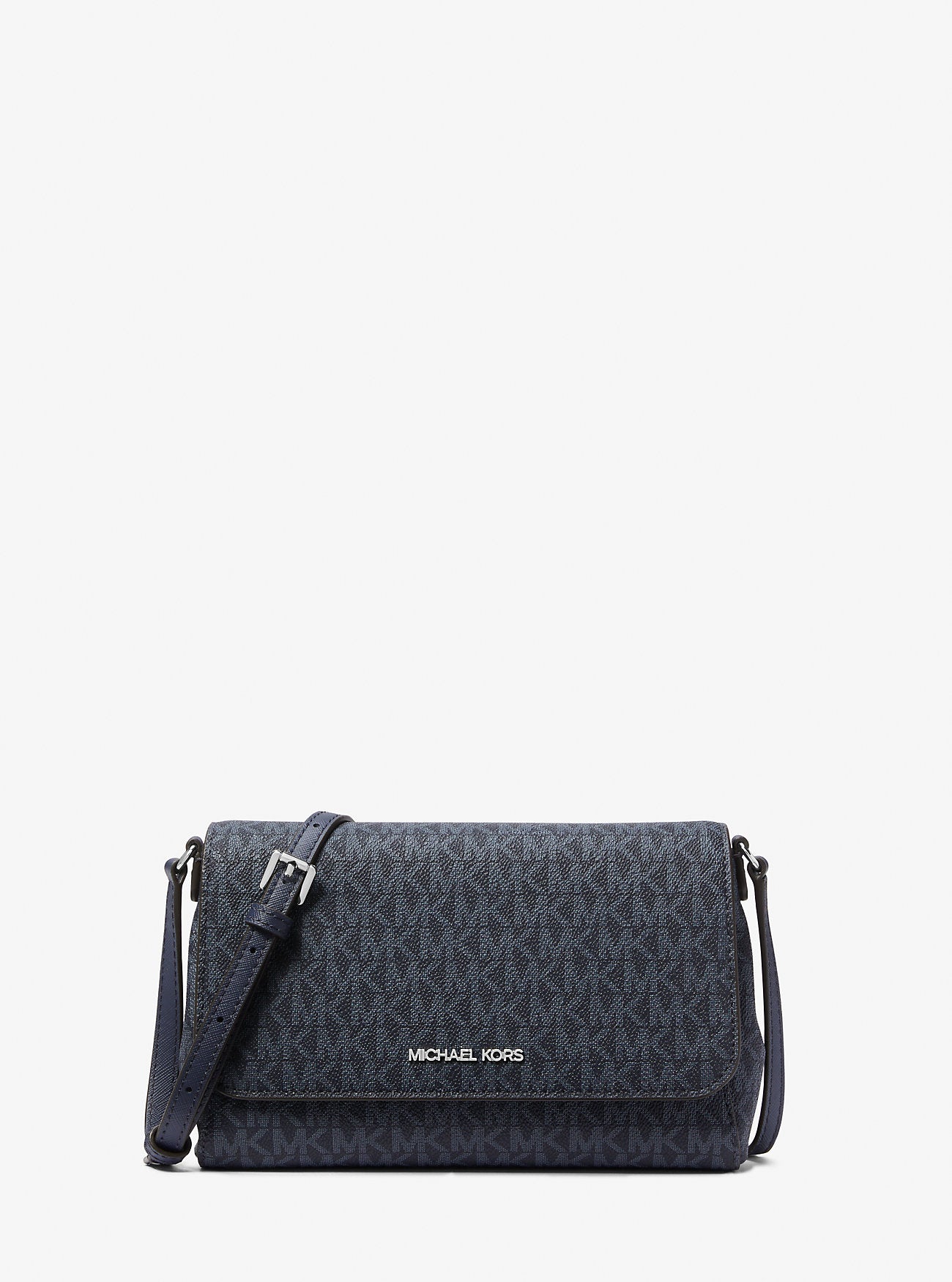 Medium Signature Logo Convertible Crossbody Bag