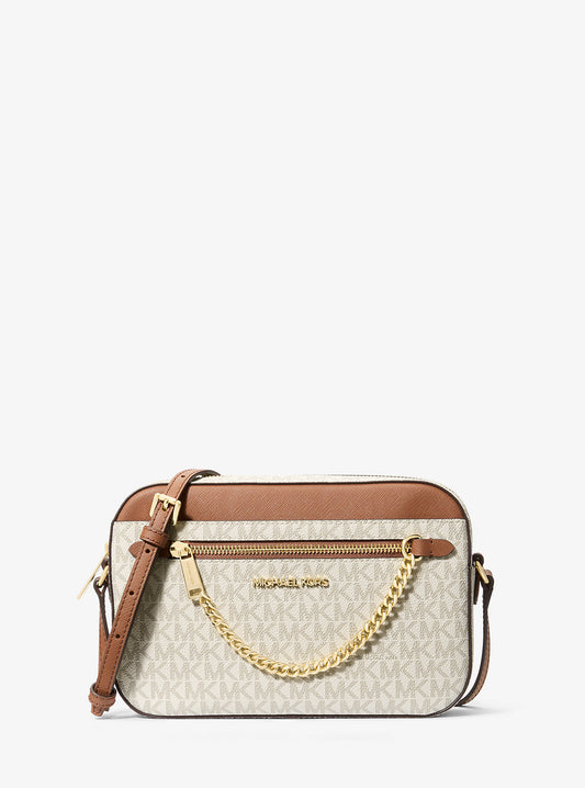 Jet Set Large Logo Crossbody Bag