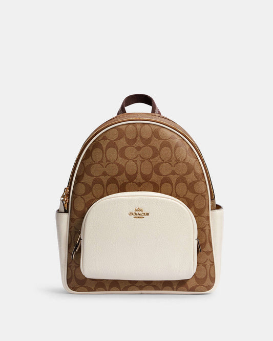 Court Backpack In Signature Canvas