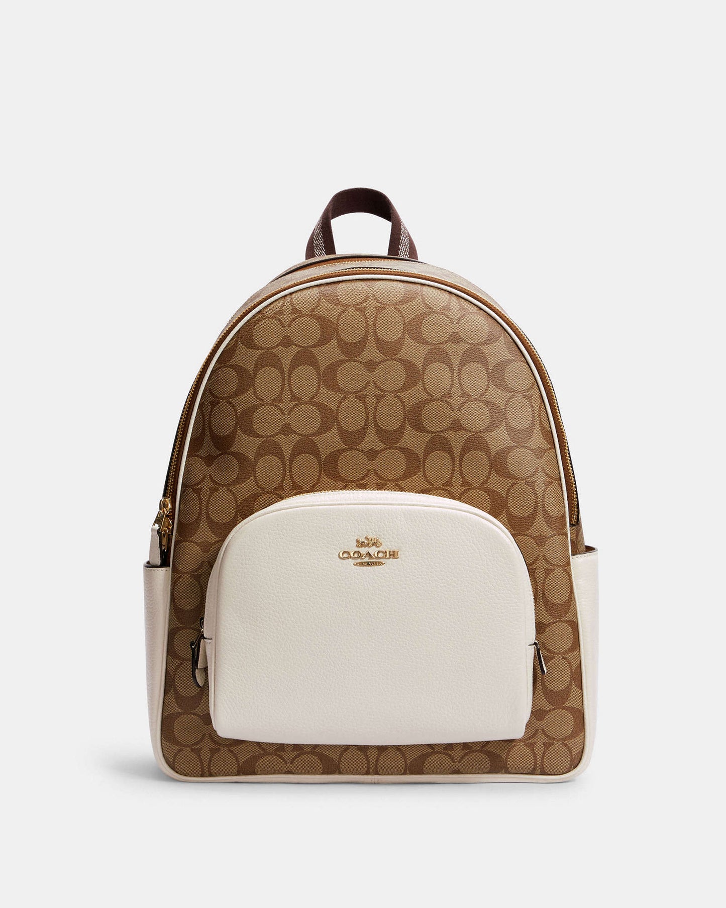 Large Court Backpack In Signature Canvas