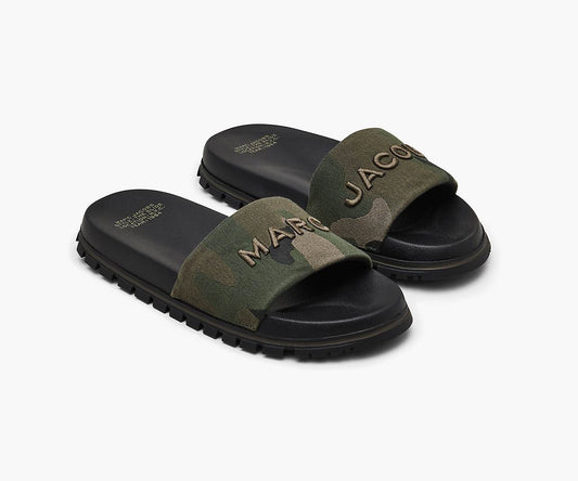 THE CAMO JACQUARD SLIDE