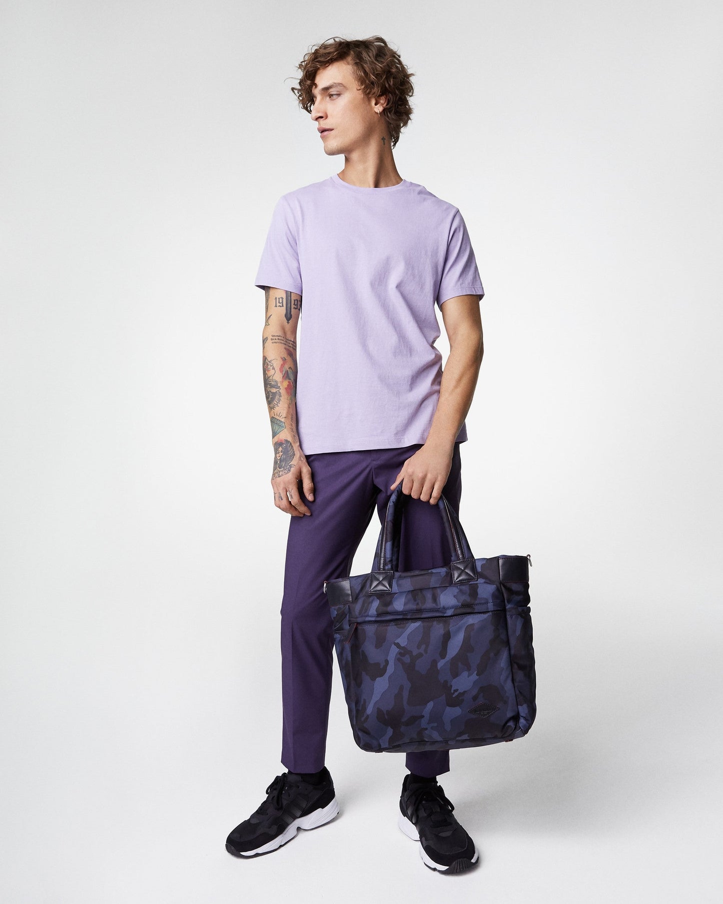 Bleecker Tote Dark Blue Camo