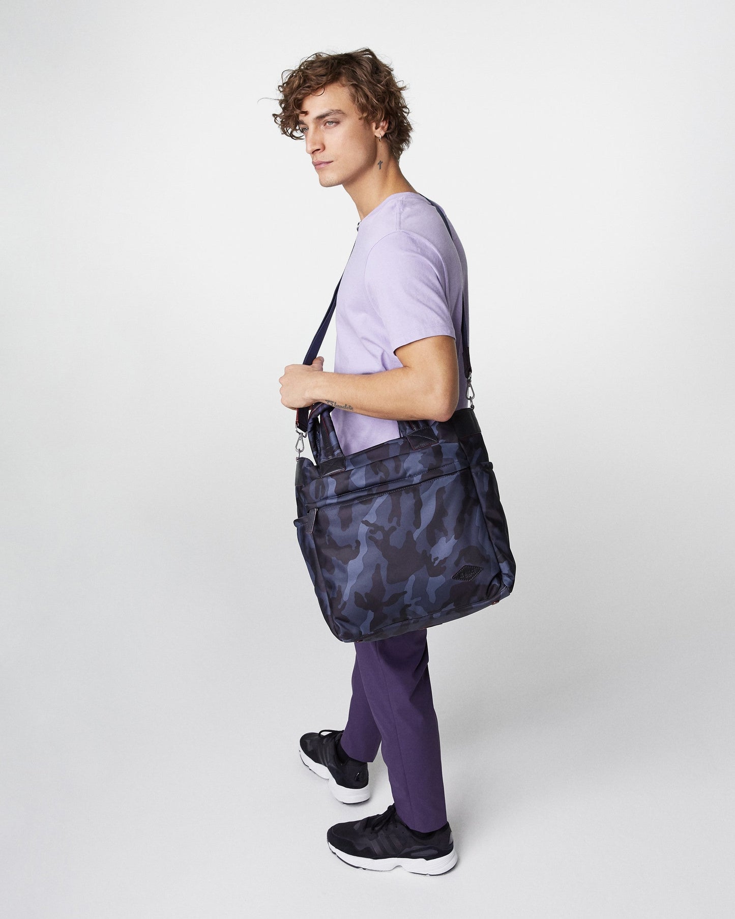 Bleecker Tote Dark Blue Camo